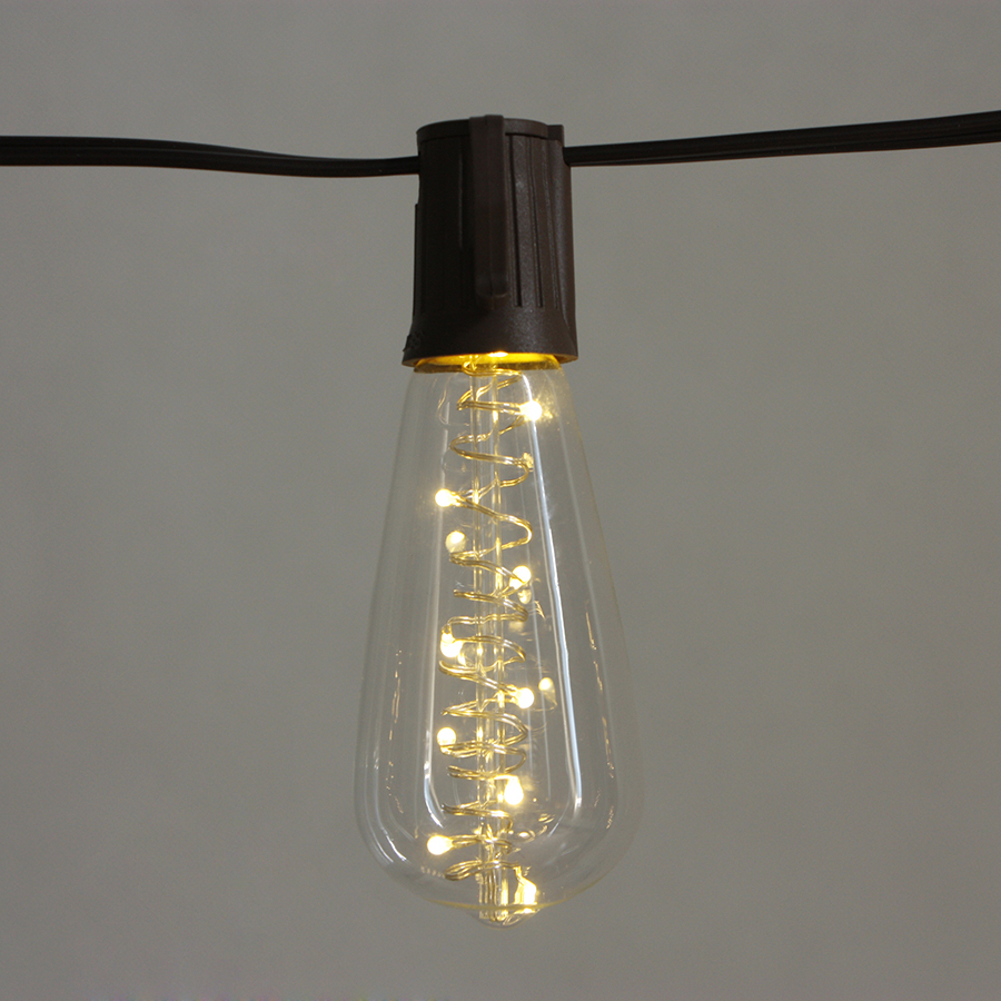 Guirlande lumineuse solaire 10 ampoules Edison