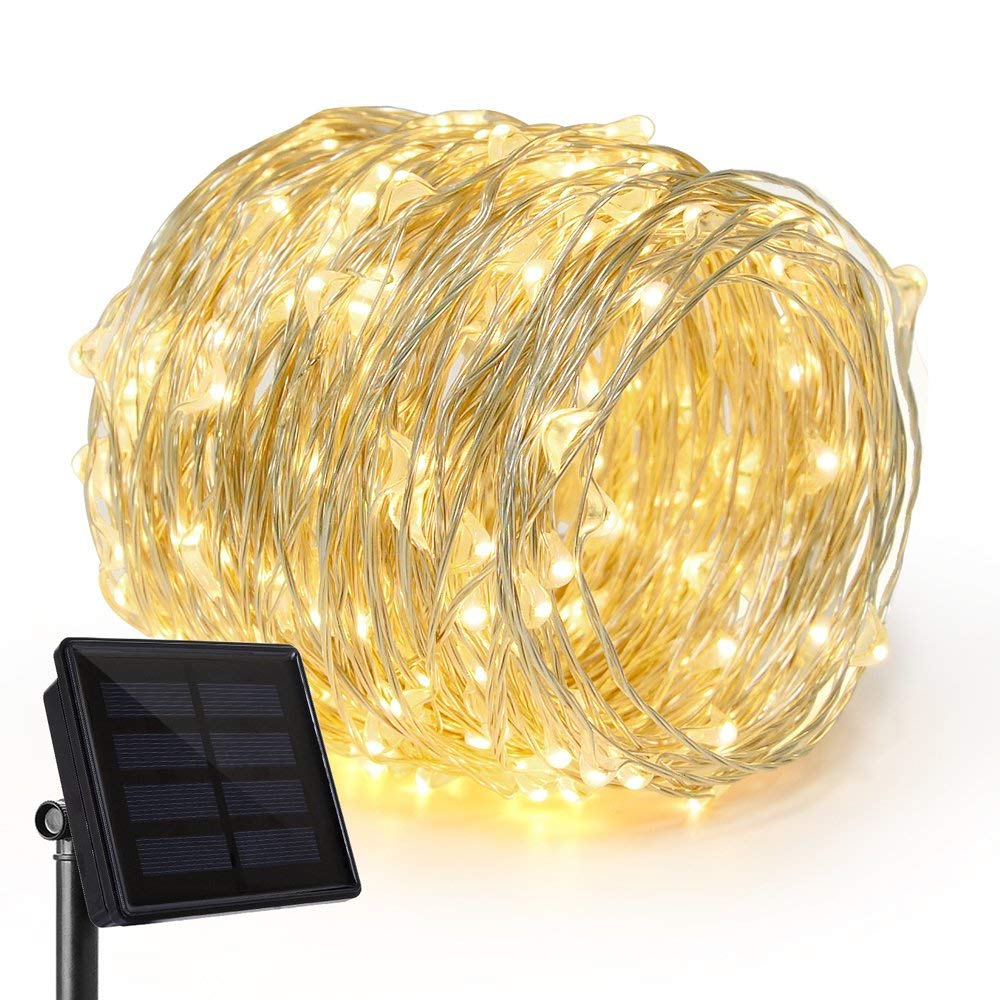 Guirlande lumineuse solaire 100 micro LED