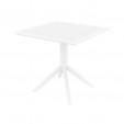 Table SKY blanc en polypropylène renforcé - Siesta