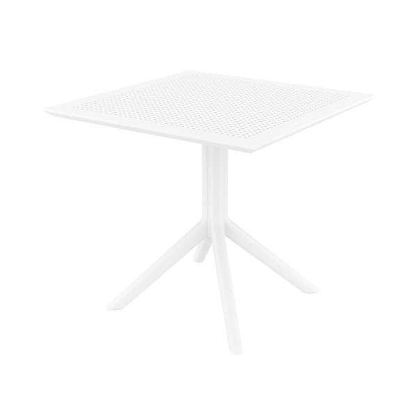 Table SKY blanc en polypropylène renforcé - Siesta
