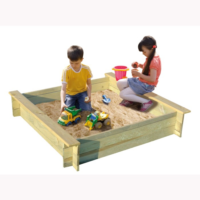 Bac à sable ALIX en bois pour enfants - Trigano